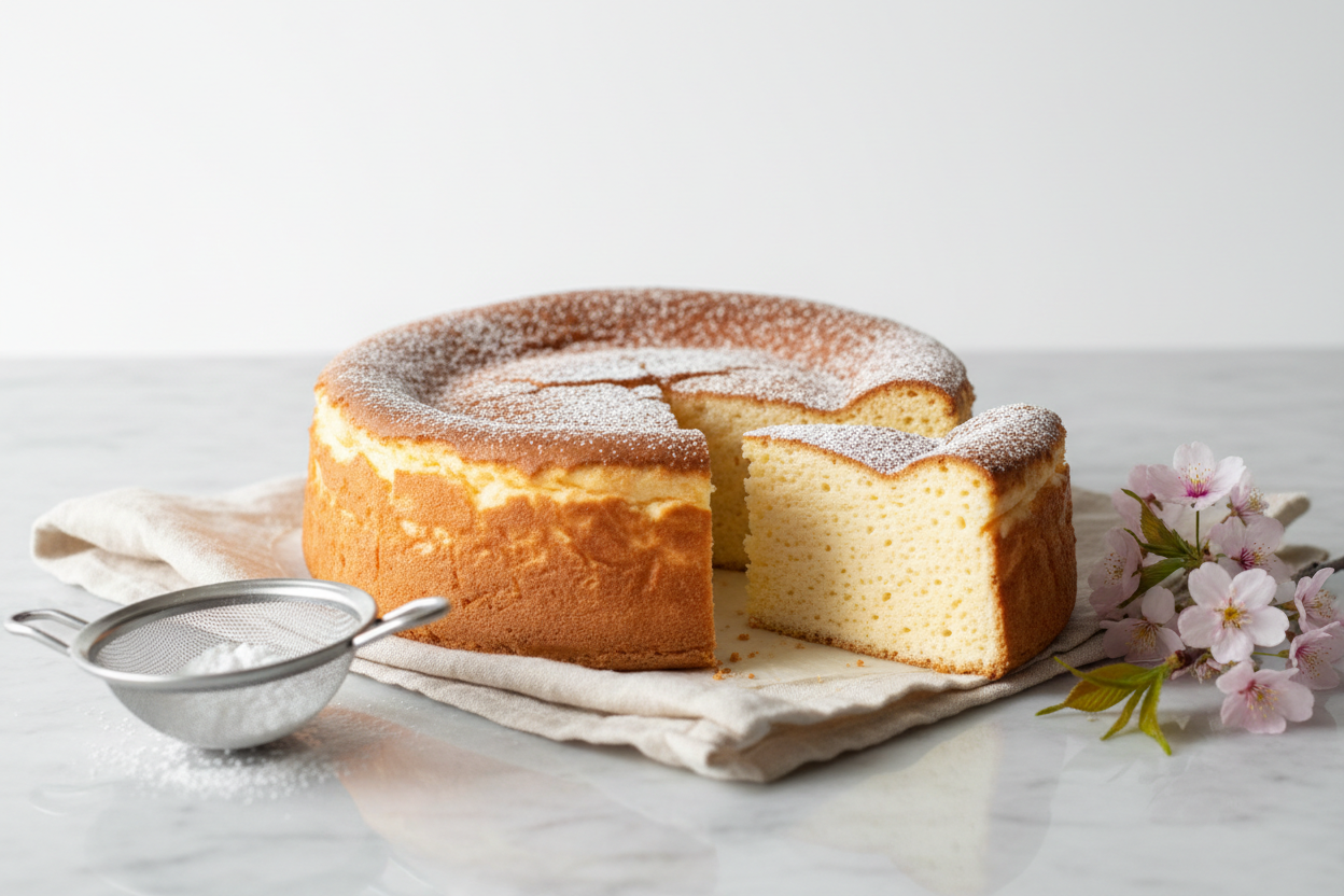 Japansk Cheesecake - blød & luftig